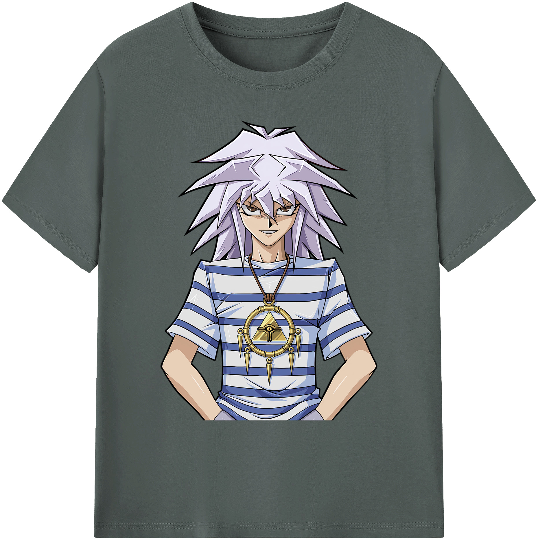（画像用） 遊☆戯☆王 Yu-Gi-Oh! 綿100％ メンズ半袖Tシャツ｜肌触りやわらか＆通気性